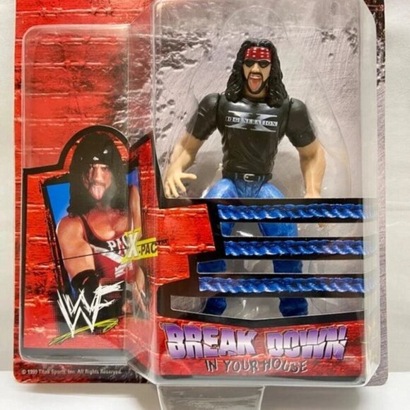 X-PAC King Of The Ring WWF Break Down Jakk's Pacific Action Figure NIP Vtg 1999 - Picture 9 of 9